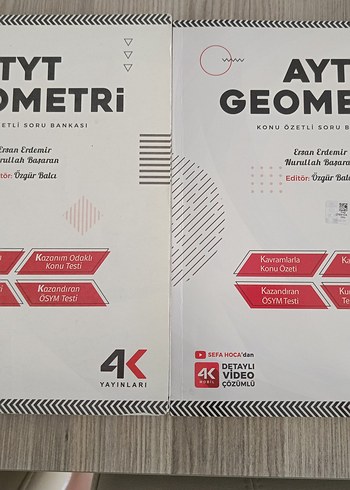 AYT ve TYT Geometri Soru Bankası Seti