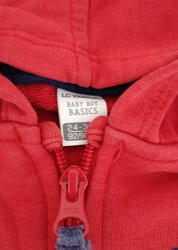 Kapüşonlu Fermuarlı Erkek Bebek lcw Yeleği - Görsel 2