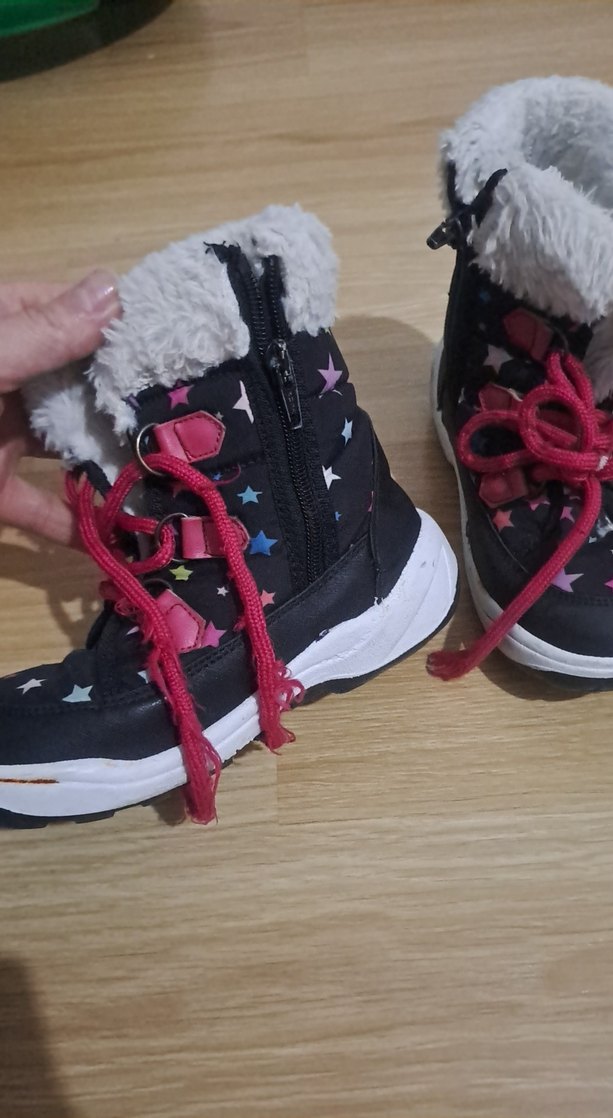 Kız Çocuk Çok Renkli Bağcıklı Bot - Görsel 2