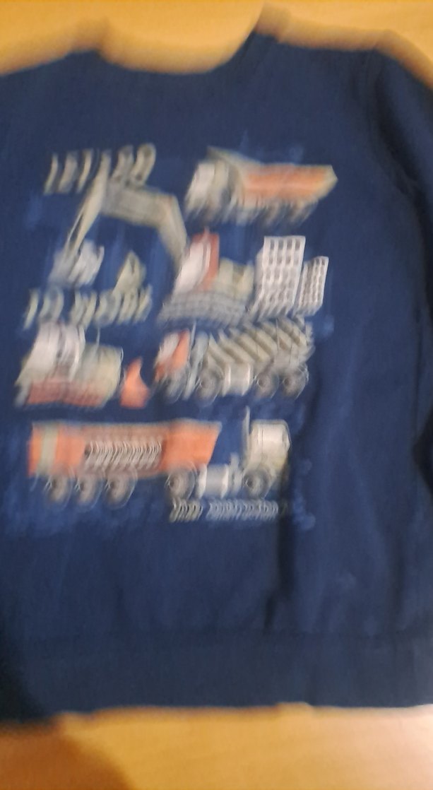 Erkek Çocuk Mavi Baskılı Uzun Kollu Sweatshirt - Görsel 3