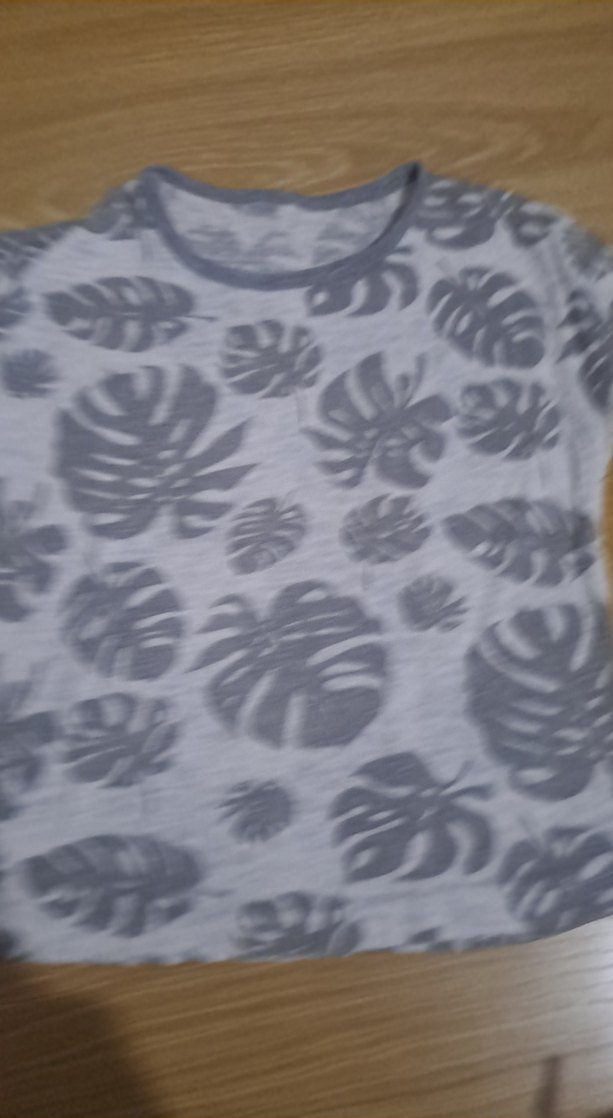 Gri Baskılı cocuk Kısa Kollu Tişört - Görsel 3