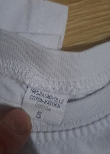 Beyaz Baskılı Erkek Çocuk Tişörtü - Görsel 5