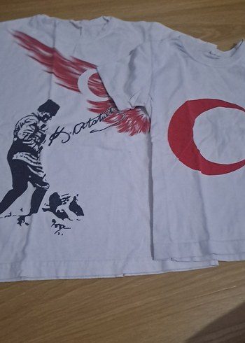 Beyaz Baskılı Erkek Çocuk Tişörtü - Görsel 2