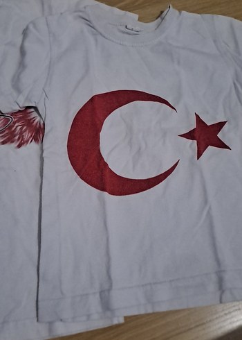 Beyaz Baskılı Erkek Çocuk Tişörtü - Görsel 4