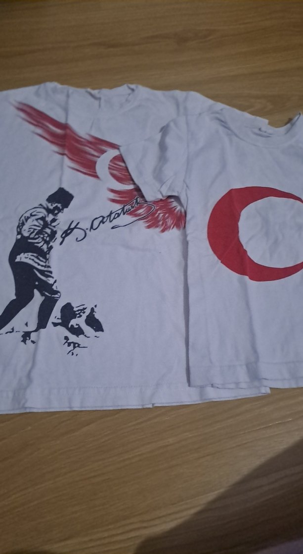 Beyaz Baskılı Erkek Çocuk Tişörtü - Görsel 2