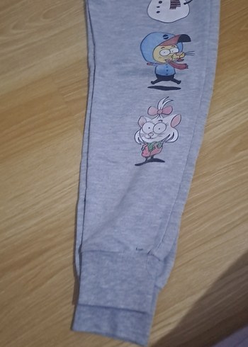 Gri Baskılı cocuk Eşofman Altı - Görsel 2