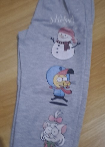 Gri Baskılı cocuk Eşofman Altı - Görsel 3