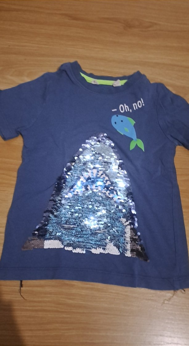 Erkek Çocuk Mavi Uzun Kollu Baskılı Tişört - Görsel 3