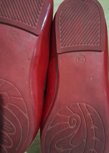 Kız Çocuk Kırmızı Fiyonklu Babet - Görsel 4