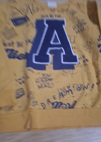 Sarı Erkek Çocuk Uzun Kollu Sweatshirt - Görsel 2