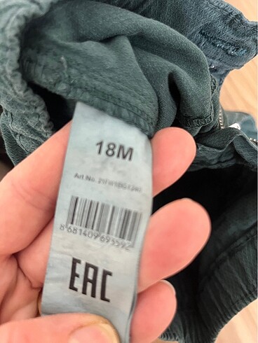 12-18 Ay Beden yeşil Renk Erkek bebek takım