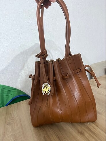 Beden camel Renk Taba rengi kol çantası