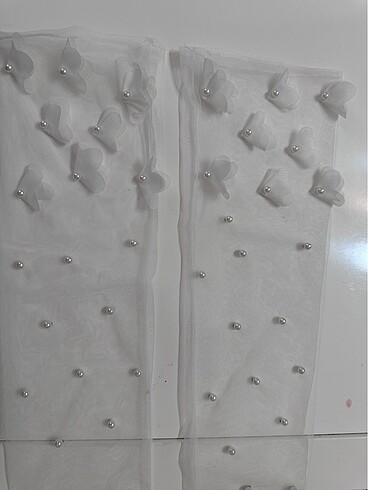 Uzun tül gelin eldiveni - Görsel 6