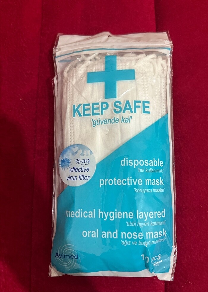 Çocuk cerrahi maske small cerrahi maske - Görsel 2