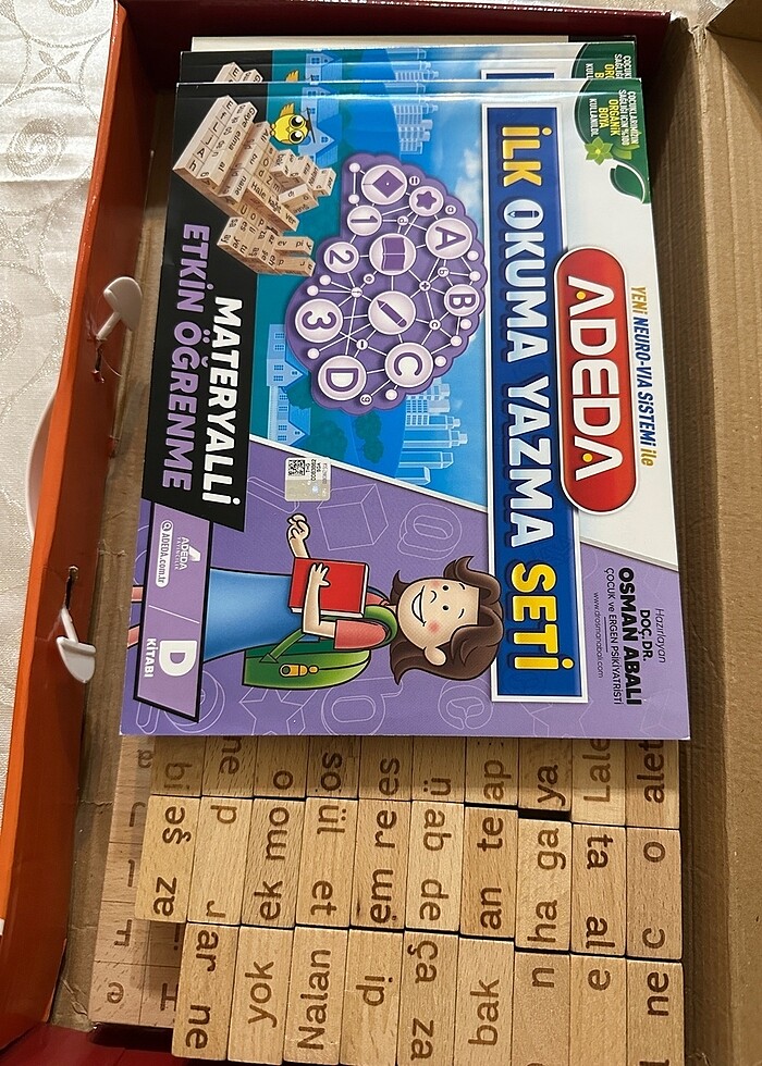 Adeda ilk okuma yazma seti sıfır eksiksiz - Görsel 2