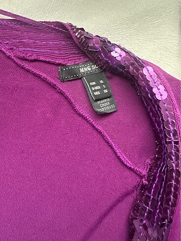 Mango suit mor bluz şık tarz - Görsel 8