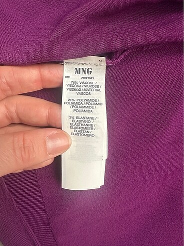 Mango suit mor bluz şık tarz - Görsel 10