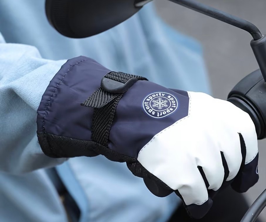 Lacivert Siyah kayak motor Eldiveni - Görsel 2