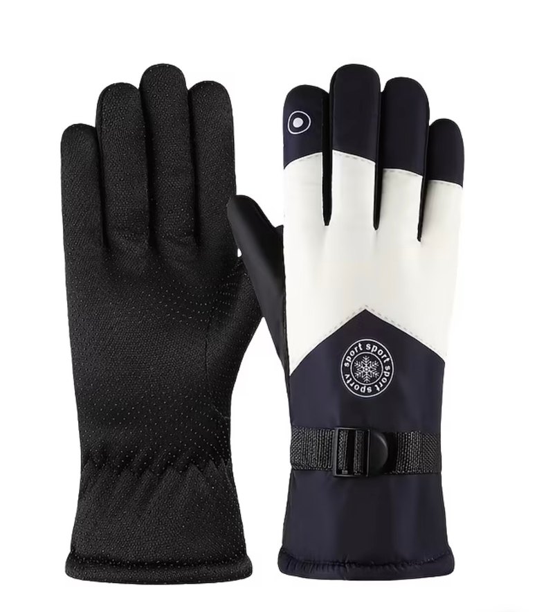 Lacivert Siyah kayak motor Eldiveni - Görsel 4