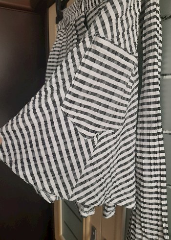 Pilili Mini Şort Etek - Görsel 4