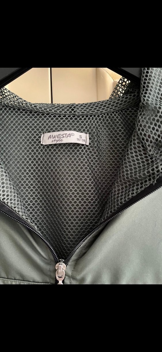 Yeşil içi astarlı sweatshirt - Görsel 5