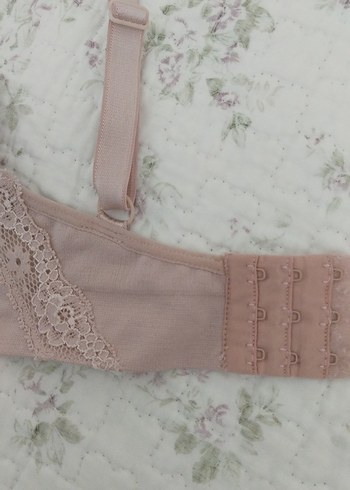 Gül kurusu Dantel Detaylı Bohem Midi Spor büstiyer - Görsel 3