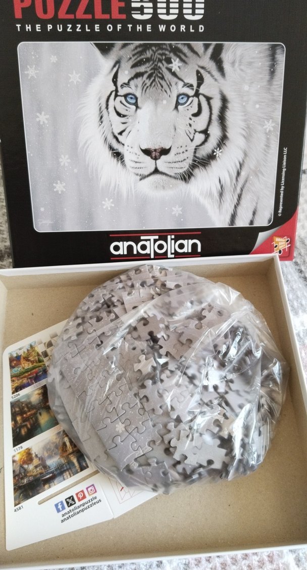 Anatolian 500 Parça Kaplan Puzzle - Görsel 4