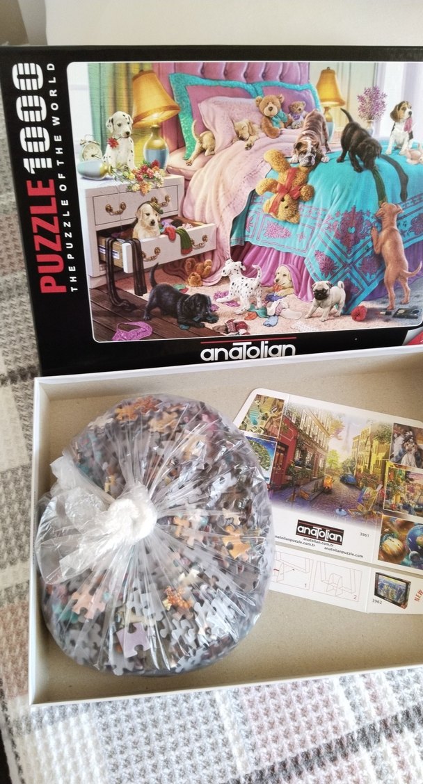 Anatolian 1000 Parça Köpek Temalı Puzzle - Görsel 5