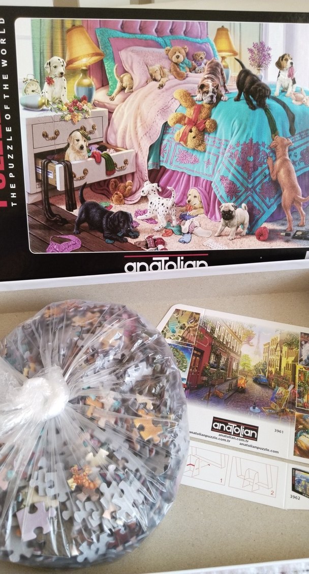 Anatolian 1000 Parça Köpek Temalı Puzzle - Görsel 4