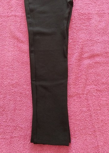 Siyah Kadın Dar Kesim Kumaş Pantolon - Görsel 3