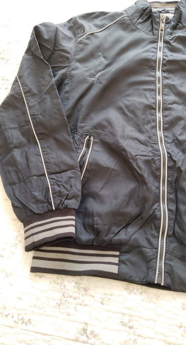 Lacivert Fermuarlı Erkek Spor Ceket - Görsel 2