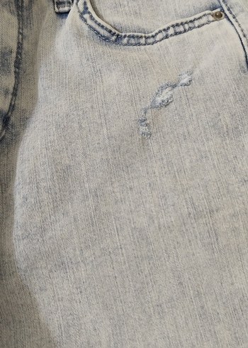 Buz mavisi  Kadın Kot Pantolon - Görsel 5