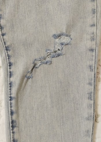 Buz mavisi  Kadın Kot Pantolon - Görsel 3