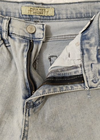 Buz mavisi  Kadın Kot Pantolon - Görsel 8