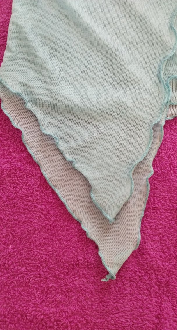 Mavi Straplez Fırfırlı Mini Büstiyer - Görsel 3