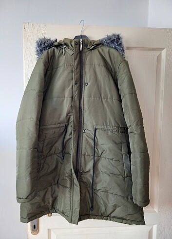 xl Beden haki Renk Kışlık kadin mont