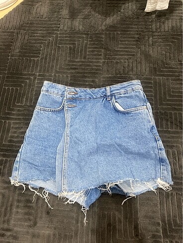 Zara jean şort etek