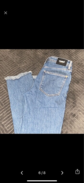 xs Beden lacivert Renk Mavi sıfır jean