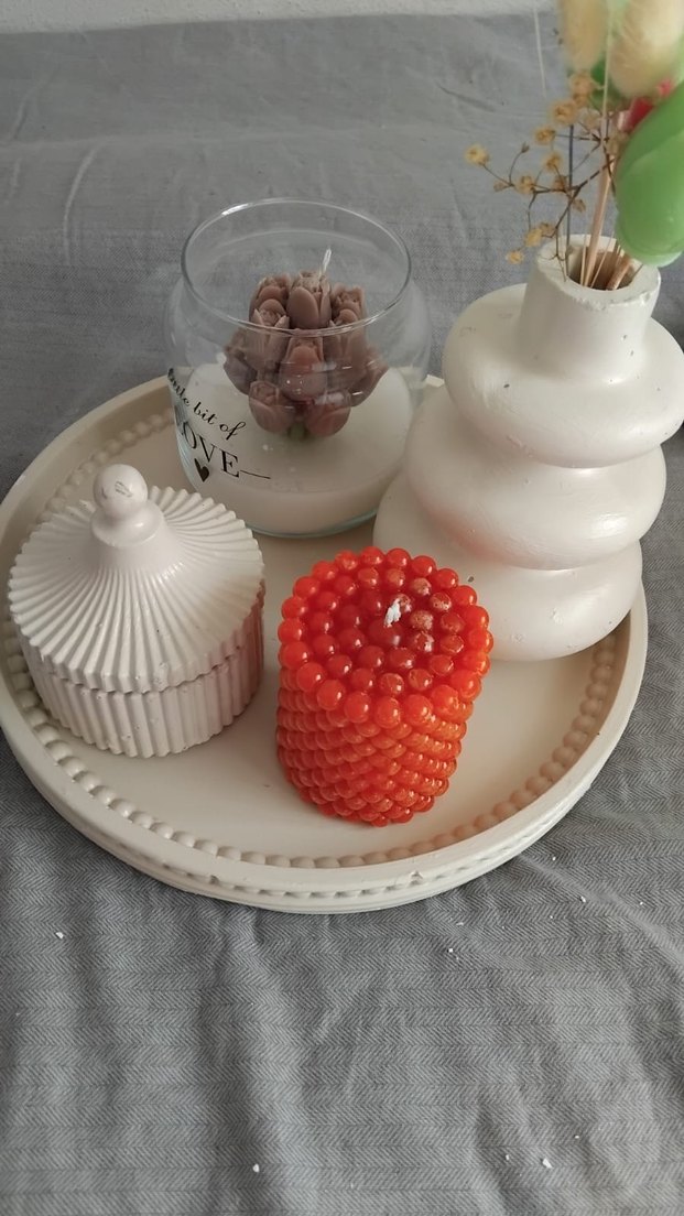 Beyaz Dekoratif Seramik Set - Görsel 2