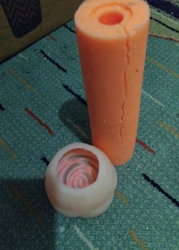 Beyaz Bohem Seramik Tabak ve Mumluk Seti SİLİKON KALIPLAR - Görsel 3