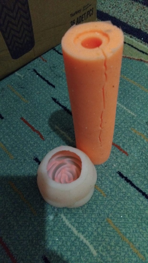 Beyaz Bohem Seramik Tabak ve Mumluk Seti SİLİKON KALIPLAR - Görsel 3