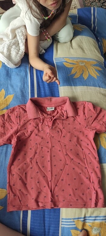 4 Yaş Beden pembe Renk Pembe üst