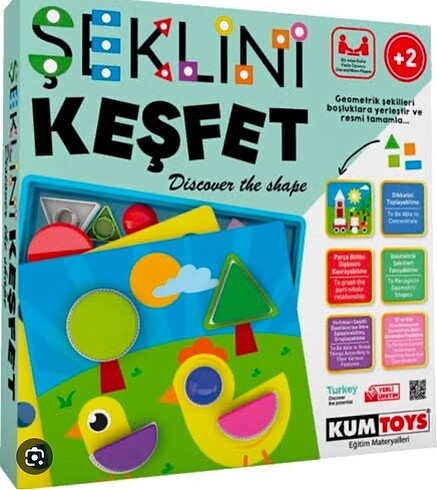 Şeklini keşfet Eğitici set