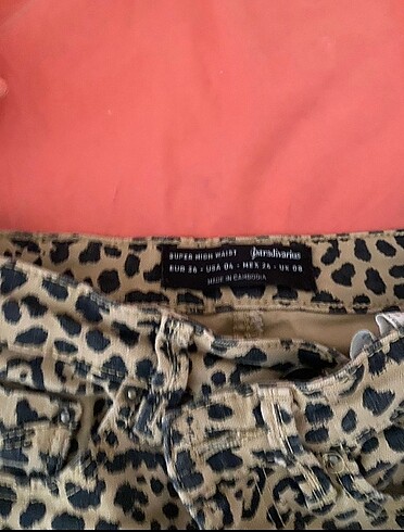 Stradivarius Stradivarius leopar pantolon