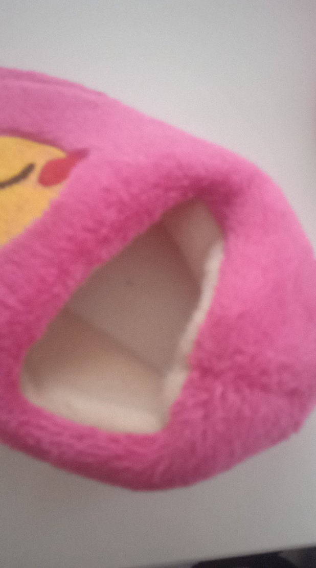 Kız Çocuk Pembe Nakışlı Sıcak Ev Terliği - Görsel 4