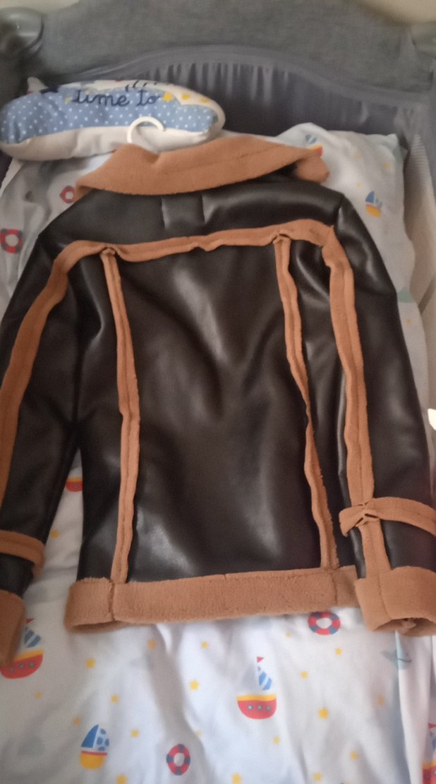 kahverengi Kürklü Deri Kadın Ceket - Görsel 4