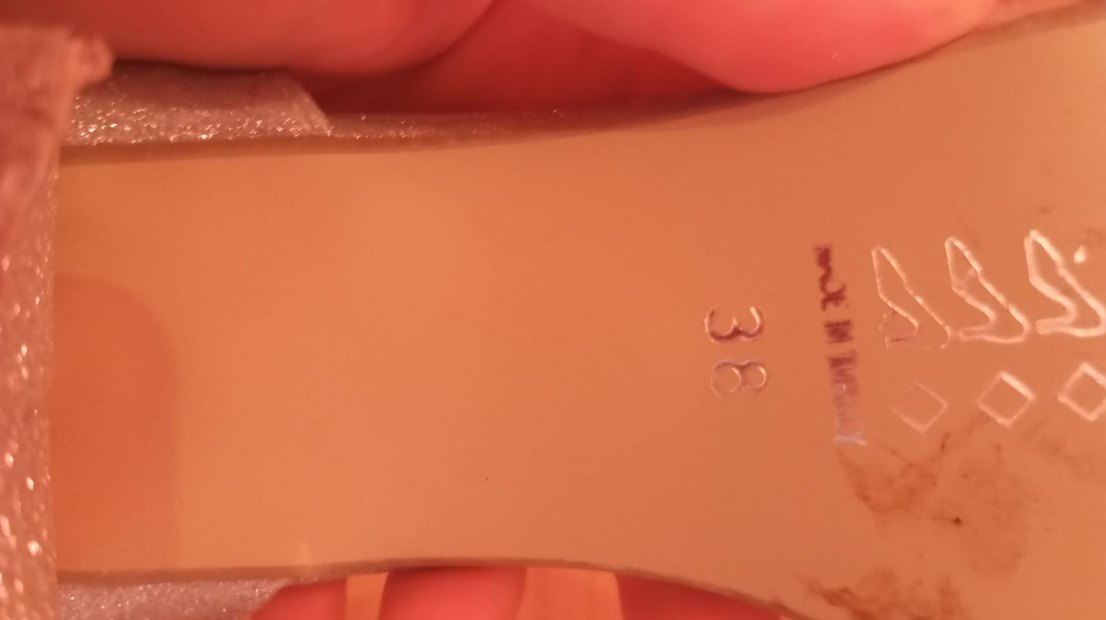 simli gümüş topuklu ayakkabı - Görsel 3