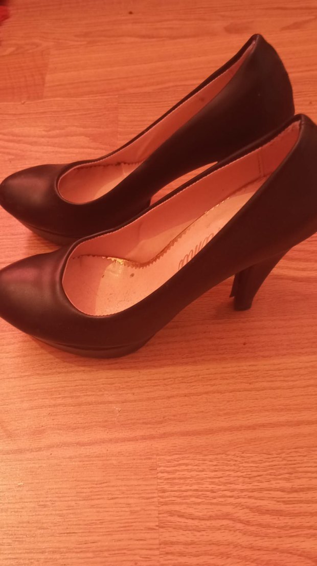 siyah Klasik Stiletto Topuklu Kadın Ayakkabı - Görsel 2