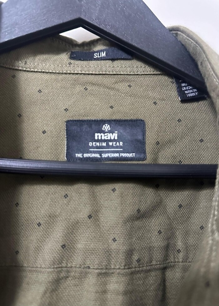 Mavi erkek gömlek - Görsel 2