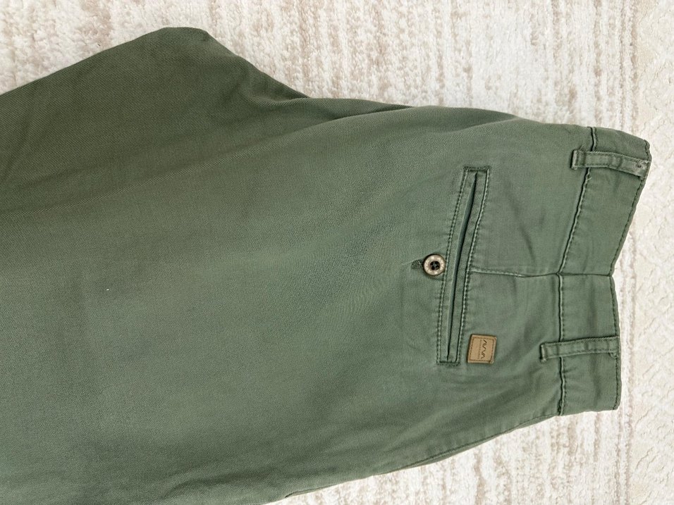 Avva Düz Haki Erkek Kemerli Pantolon - Görsel 4